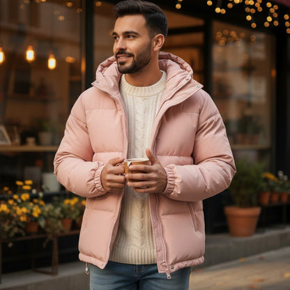 Lightweight Hooded Puffer Jacket