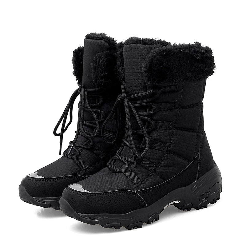 Lined Warm Women's Snow Boots - Eva