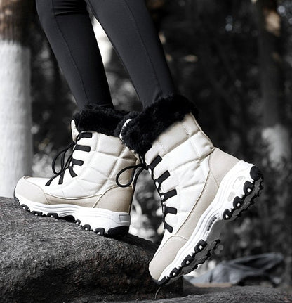 Lined Warm Women's Snow Boots - Eva