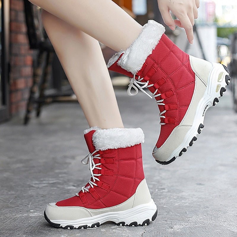 Lined Warm Women's Snow Boots - Eva