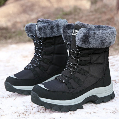 Lined Warm Women's Snow Boots - Eva