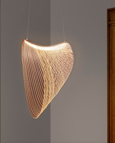 Rustic Wooden Hanging Lamp for Warm Homes - BritishElegance