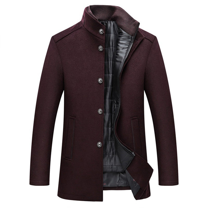 Logan™ Men's Windproof Wool Coat