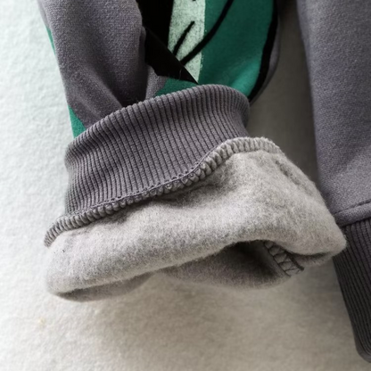 Loose-Fit Wool-Print Sweater - Elise