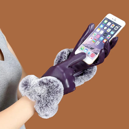 Lotte | Stylish and warm leather gloves