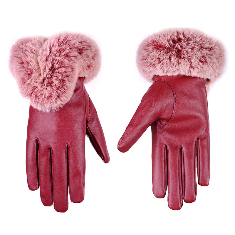 Lotte | Stylish and warm leather gloves