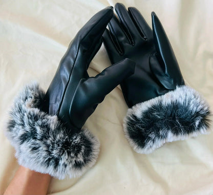Lotte | Stylish and warm leather gloves