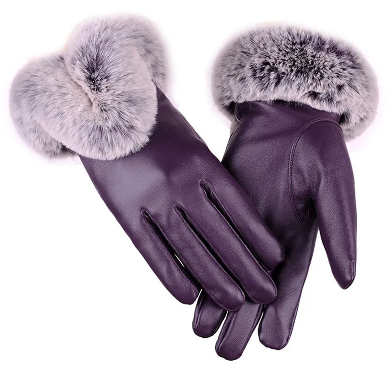 Lotte | Stylish and warm leather gloves