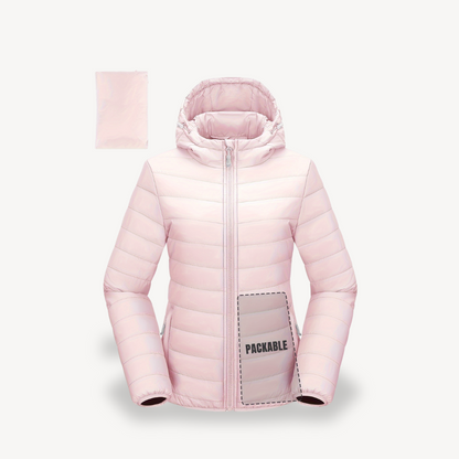 Women’s Packable Puffer Jacket with Hood