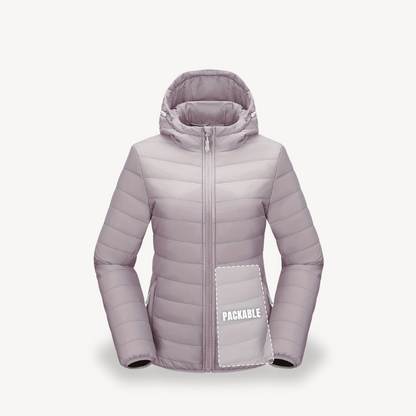 Women’s Packable Puffer Jacket with Hood