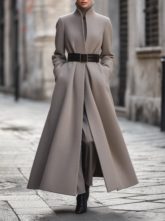 Women's Fitted Waist Trench Coat - BritishElegance