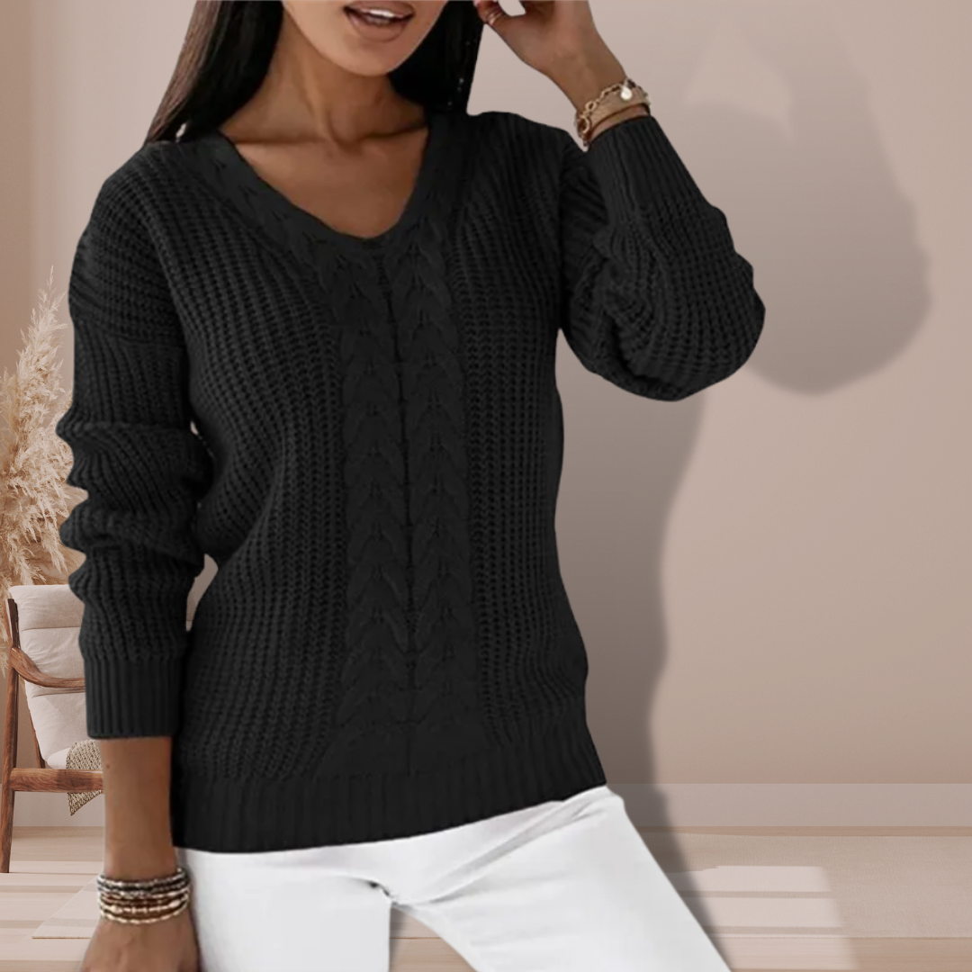 Luxe Knitted Women's Sweater - Vivienne