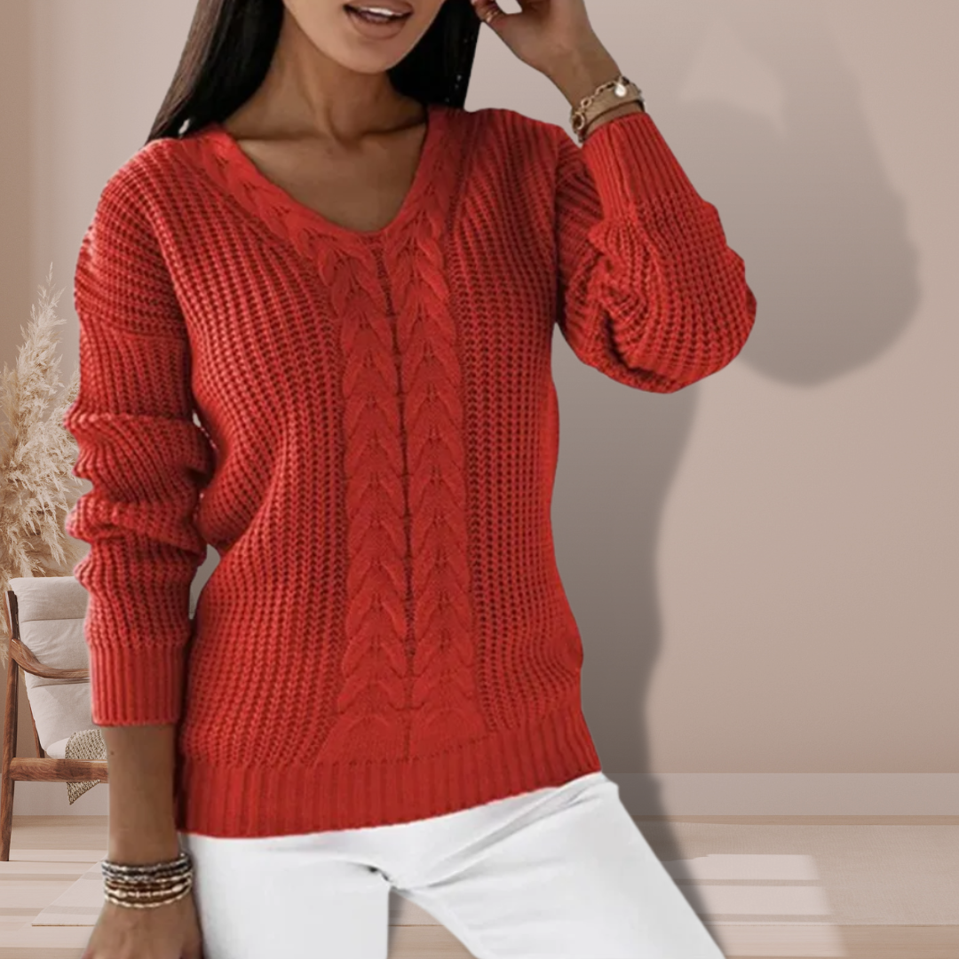 Luxe Knitted Women's Sweater - Vivienne
