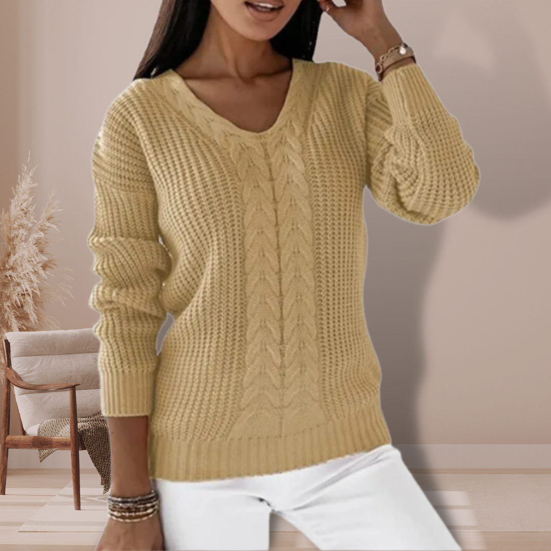 Luxe Knitted Women's Sweater - Vivienne