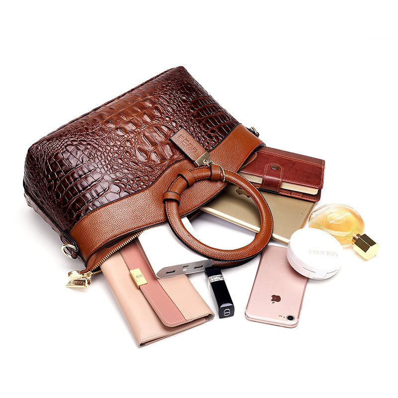 Luxe Leather Shoulder Bag - Liva