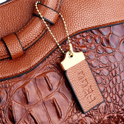 Luxe Leather Shoulder Bag - Liva