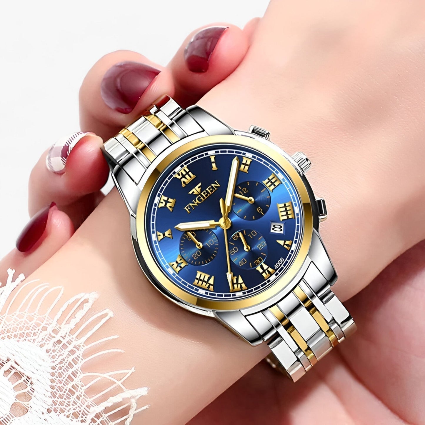 Luxe Titanium Women’s Watch – Clémence