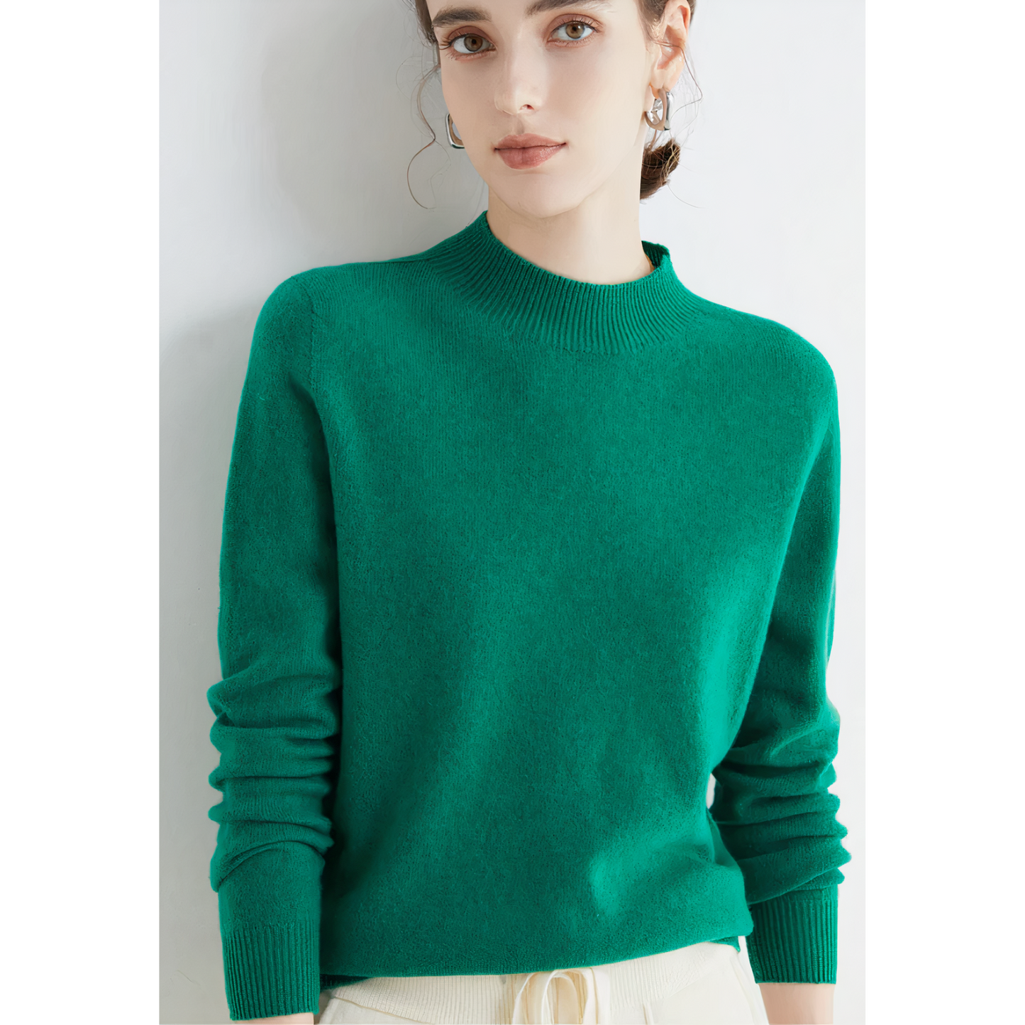 Luxury Knitted Cashmere Jumper for Women - Evelina