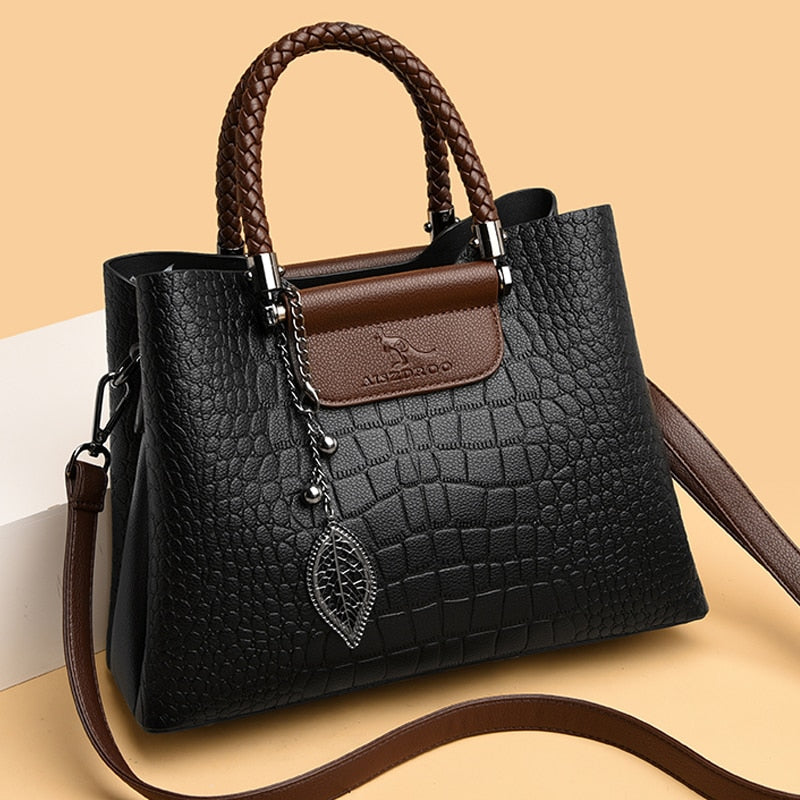 Luxury Leather Women's Handbag - Amara