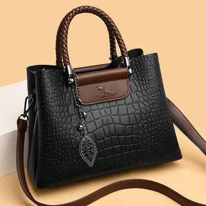 Luxury Leather Women's Handbag - Amara