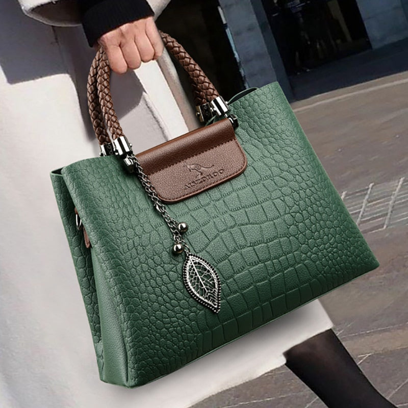 Luxury Leather Women's Handbag - Amara
