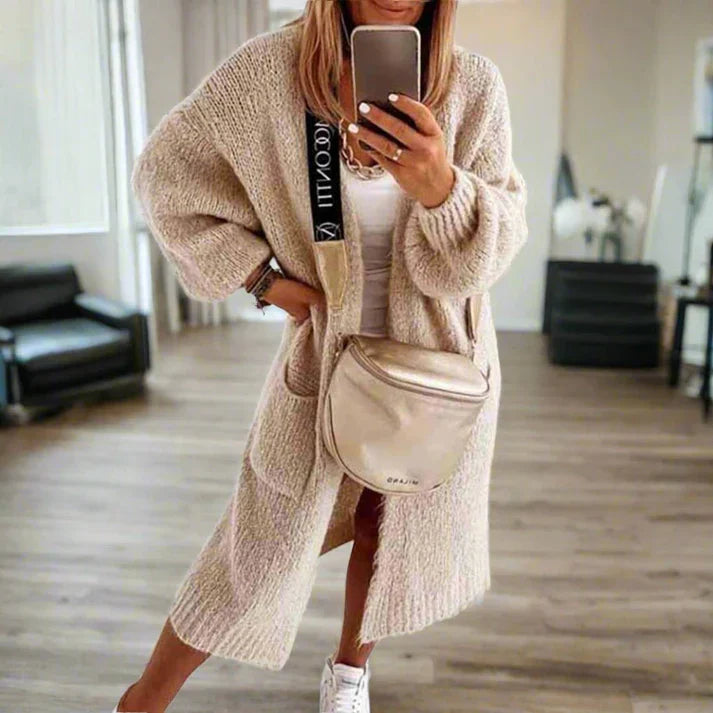 Women's Cozy Long Sleeve Winter Cardigan Sweater