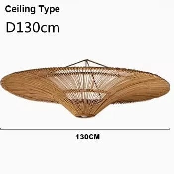Natural Woven Rattan Ceiling Chandelier