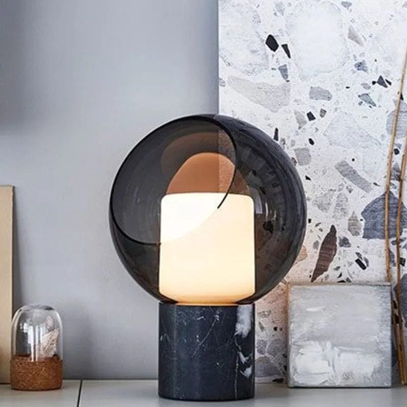 Clear Globe Table Lamp - BritishElegance