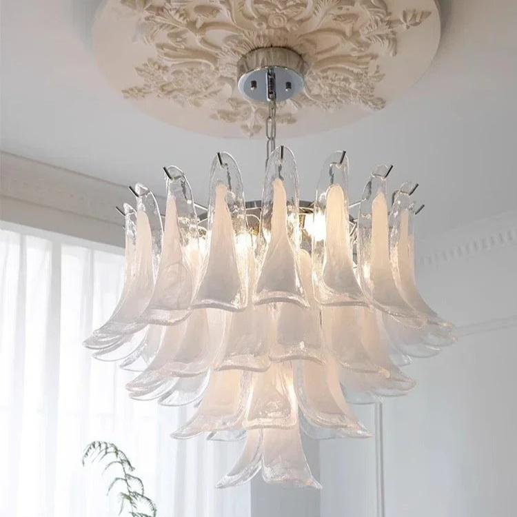 Elegant Glass Pendant Chandelier - BritishElegance
