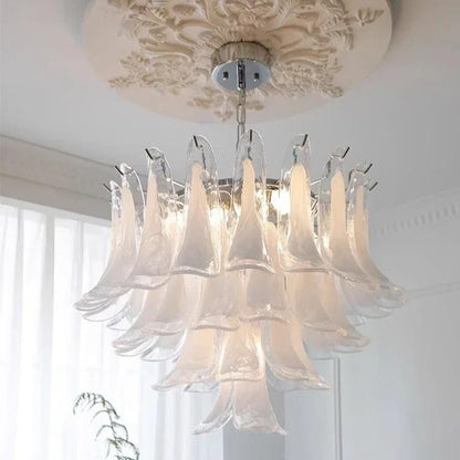 Elegant Glass Pendant Chandelier - BritishElegance