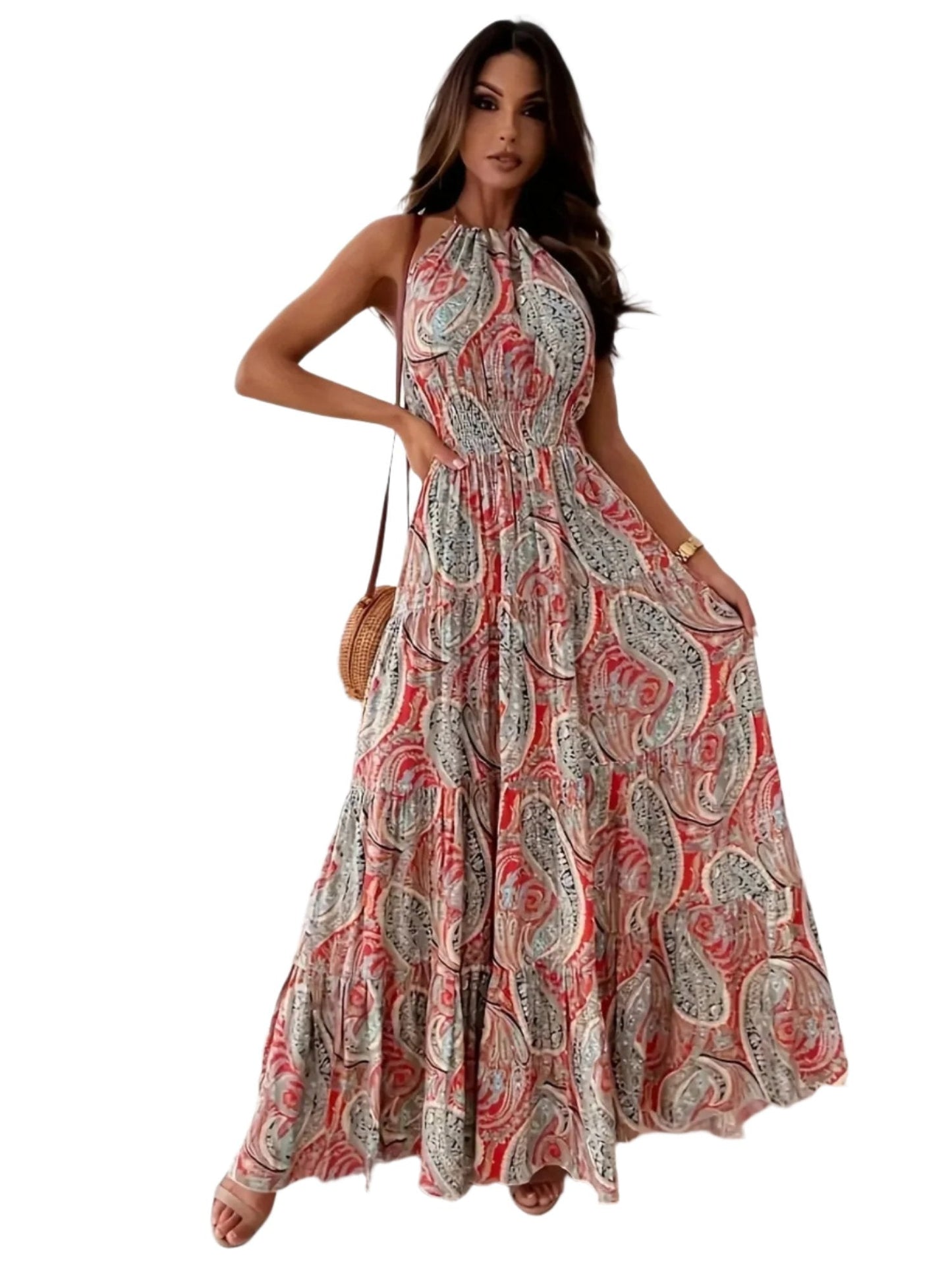 Beautiful Summer Maxi Dress Lightweight and Breathable - BritishElegance
