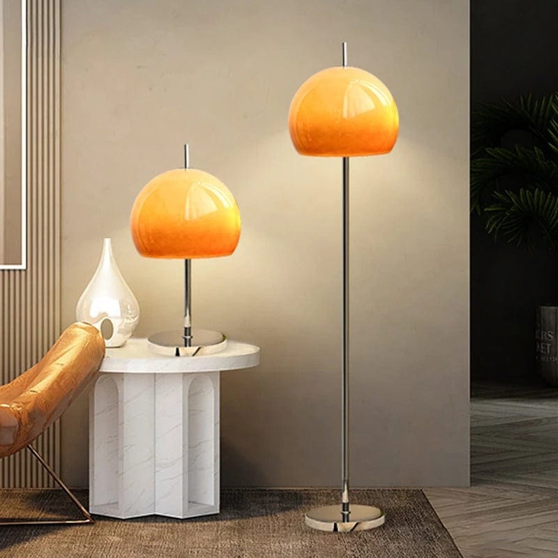 Warm Glow Wooden Floor Lamp - BritishElegance