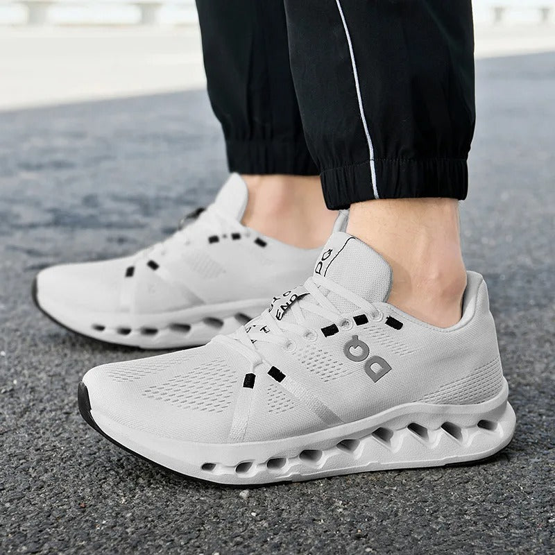 Breathable Mesh Running Shoes for Men - BritishElegance