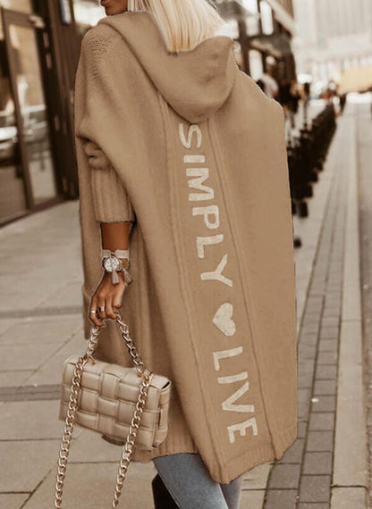 Women's Long Parka Hooded Jacket
