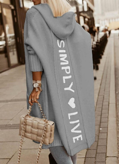 Women's Long Parka Hooded Jacket