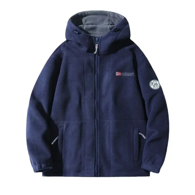 Classic British Fleece Jacket - BritishElegance