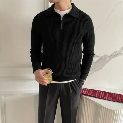 Men’s Half-Zip Collar Sweater | Classic