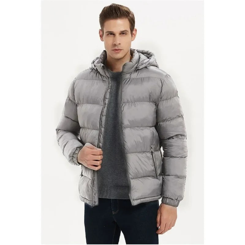 Classic Mens Padded Hoodie Jacket