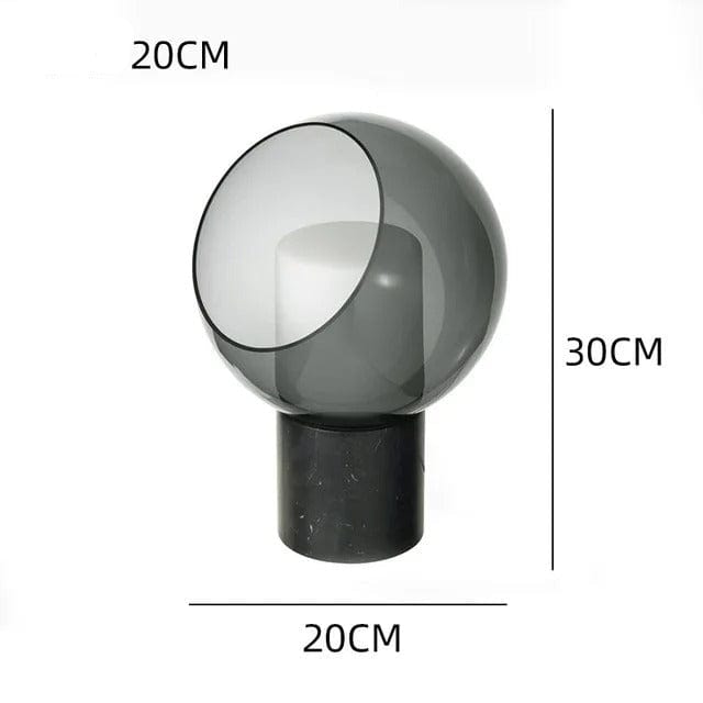 Clear Globe Table Lamp