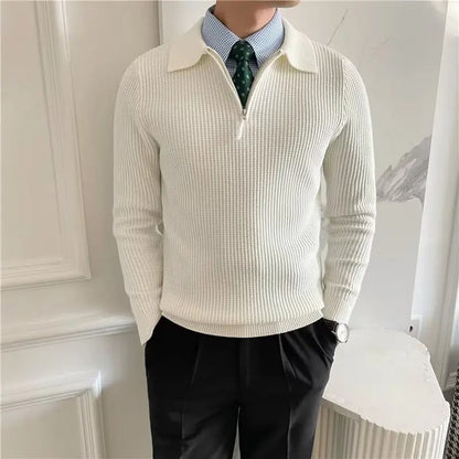 Men’s Half-Zip Collar Sweater | Classic