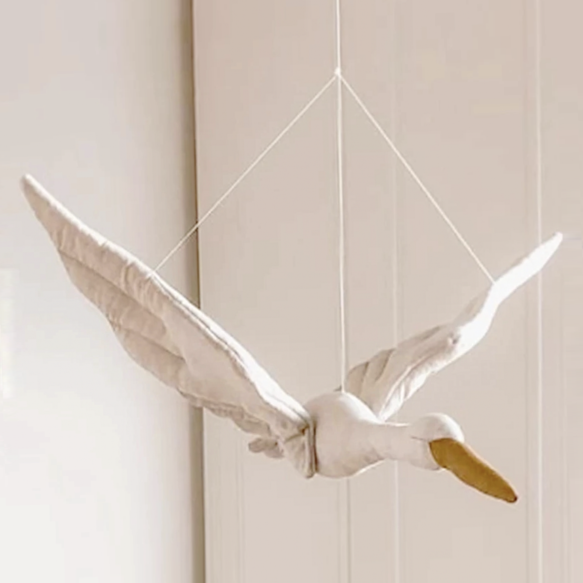 Soft Pastel Baby Mobile with Gentle Motion - BritishElegance