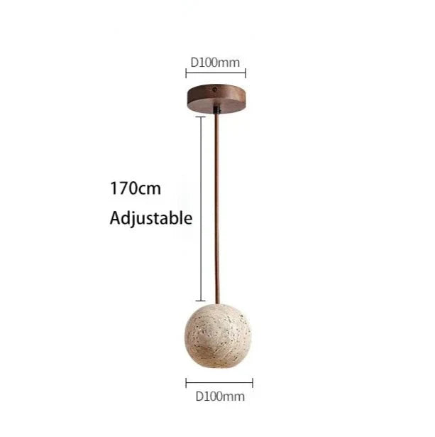 Elegant Glass Hanging Lamp