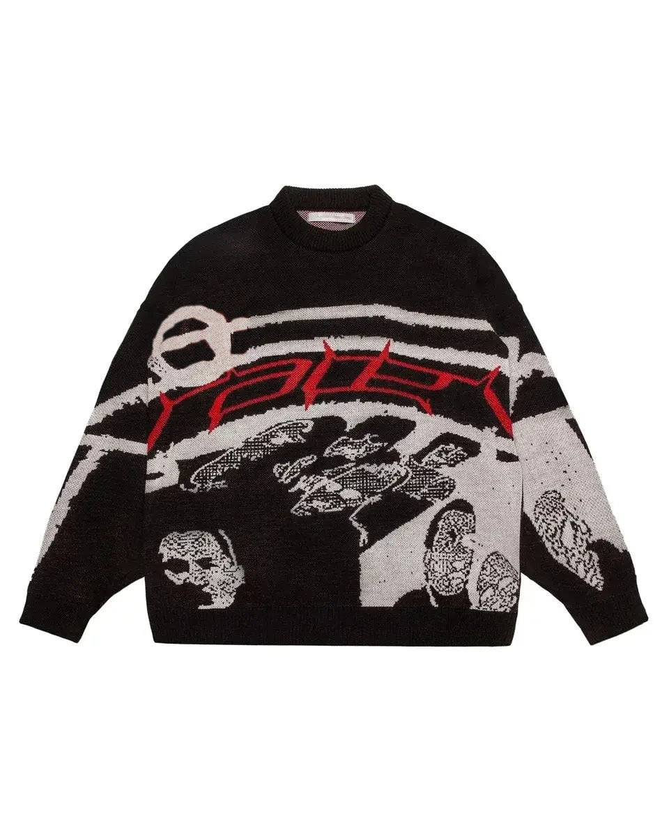 Mary Sweater | A Trendy Streetwear Knit for a Bold Look