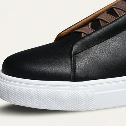 The Ashford Premium Leather Slip On Orthopedic Trainers for men