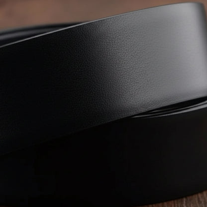 The Brighton Men’s Classic Metal Buckle Leather Cowhide Belt