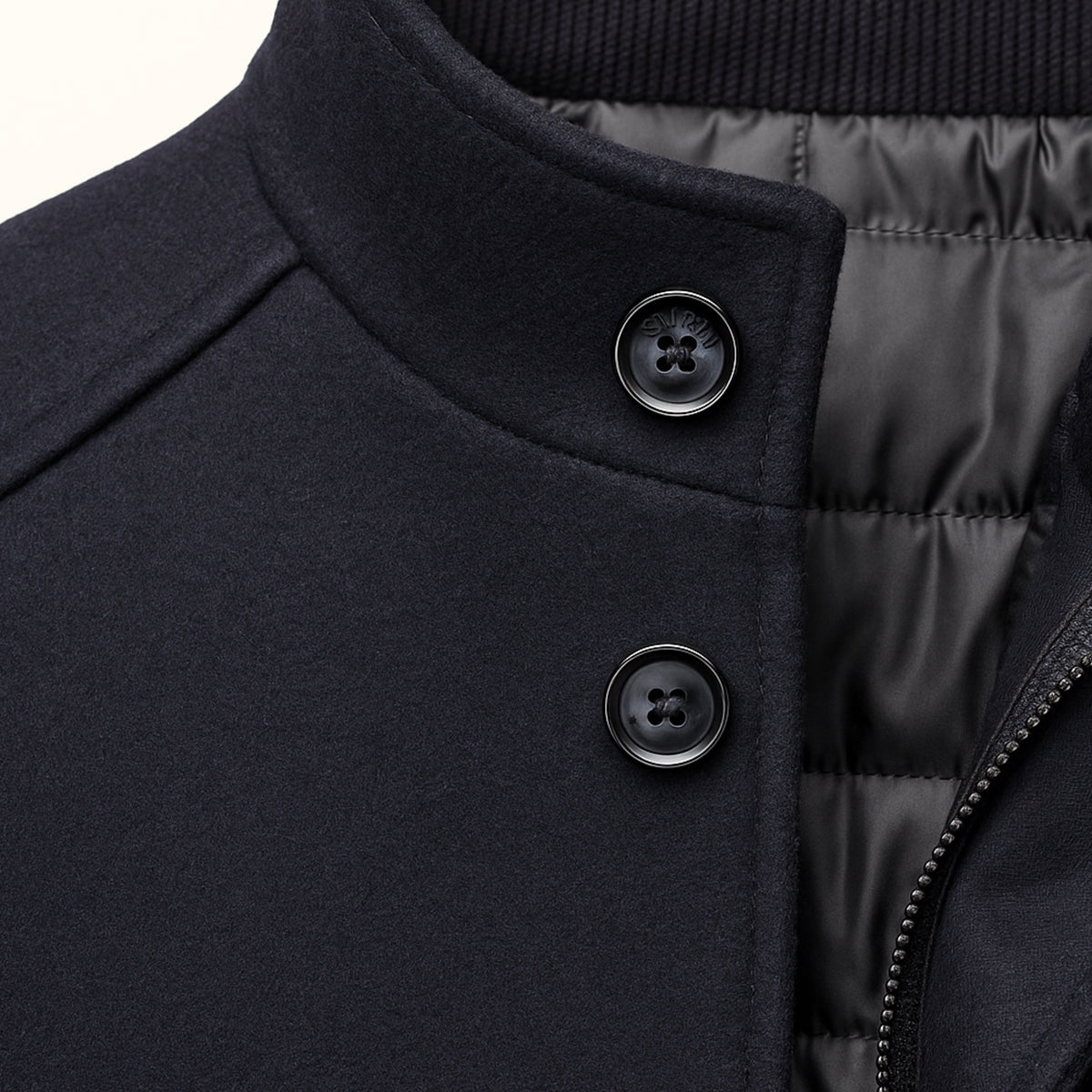 The Broadway Men's Wool Blend Classic Trench Coat