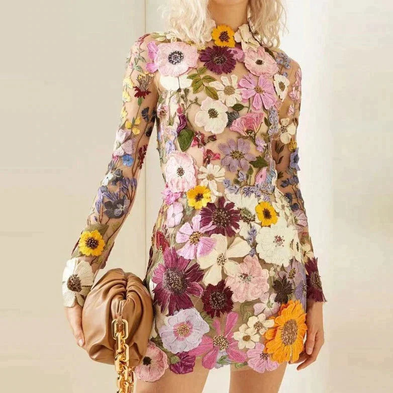 Chic Floral Sundress for Women - BritishElegance