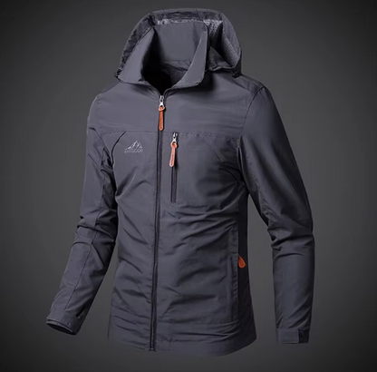 Waterproof and windproof men's jacket - Arvid