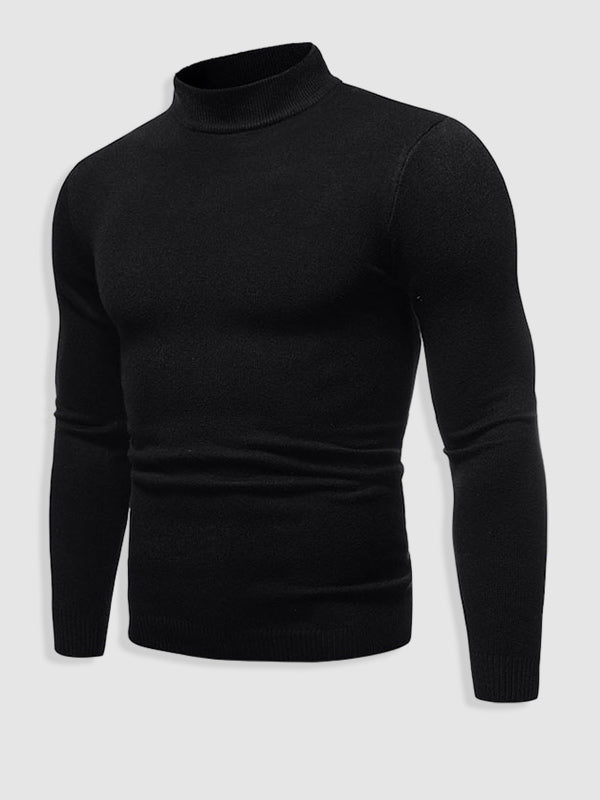 Men's Classic Fit Crew Neck Knit Sweater - BritishElegance