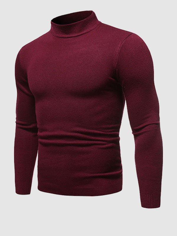 Men's Classic Fit Crew Neck Knit Sweater